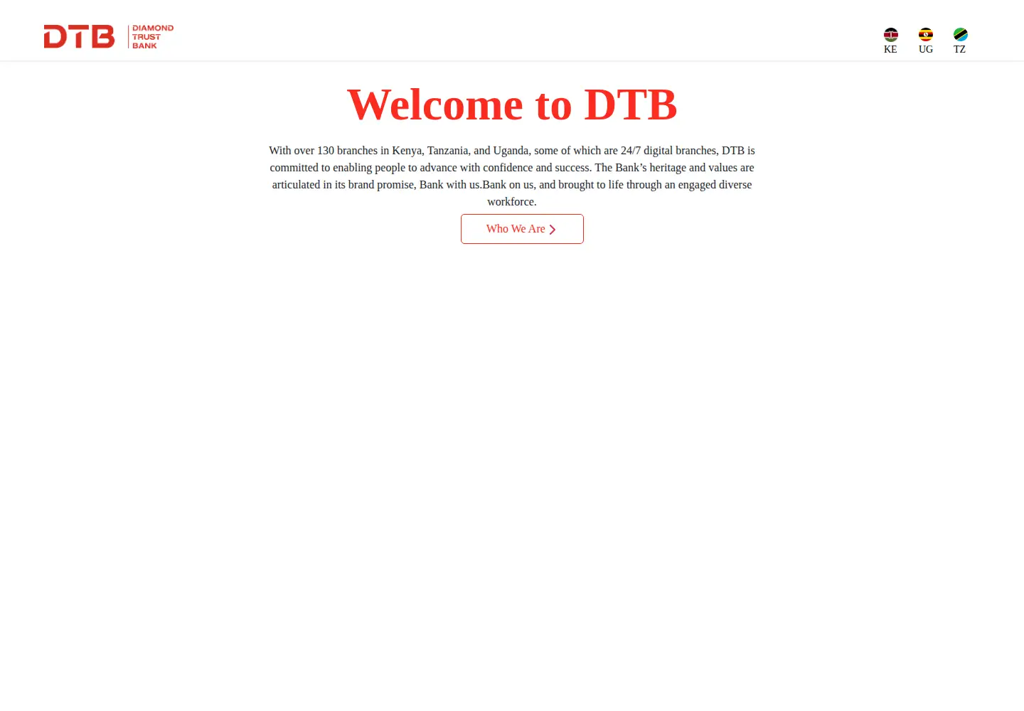 Screenshot of dtbafrica.com