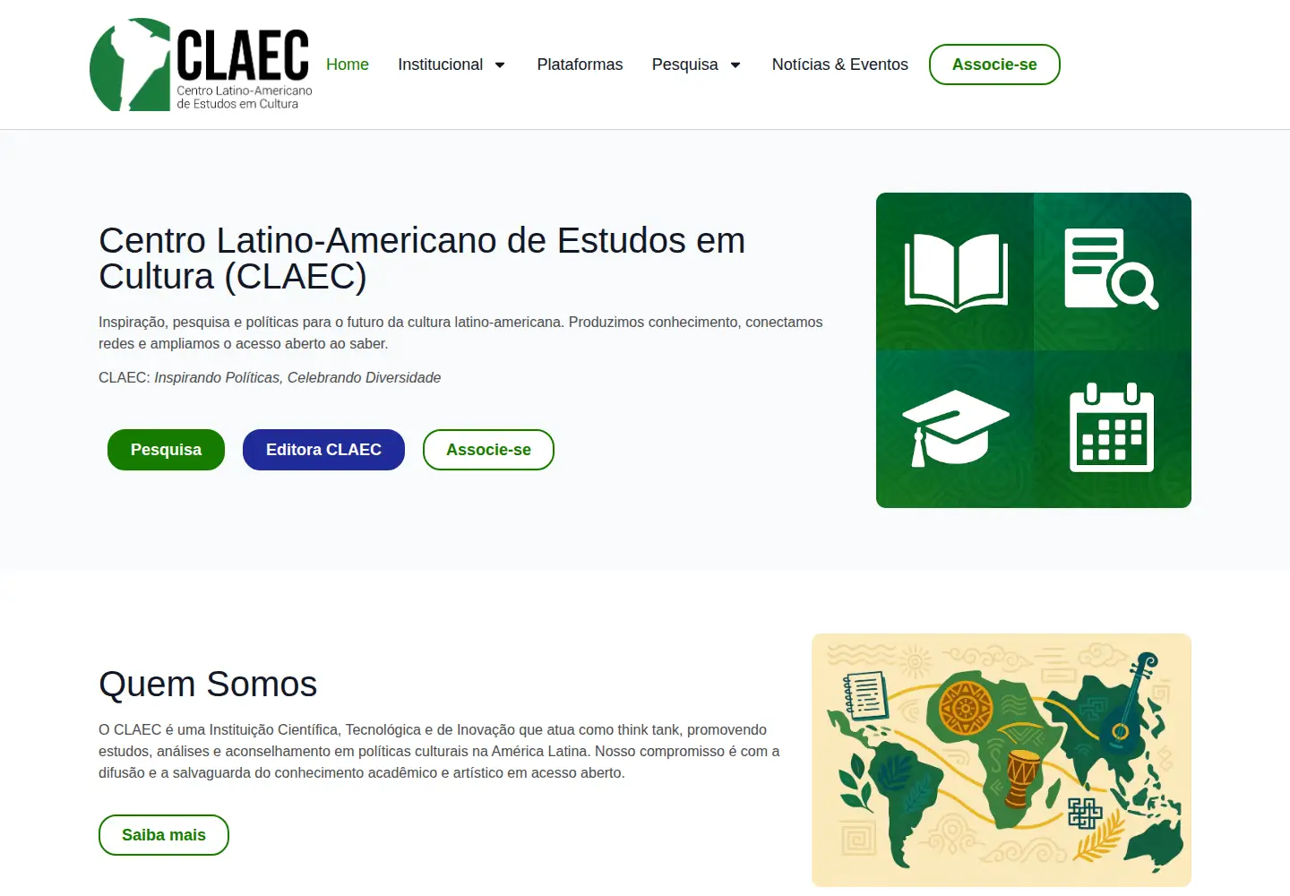 Screenshot of claec.org