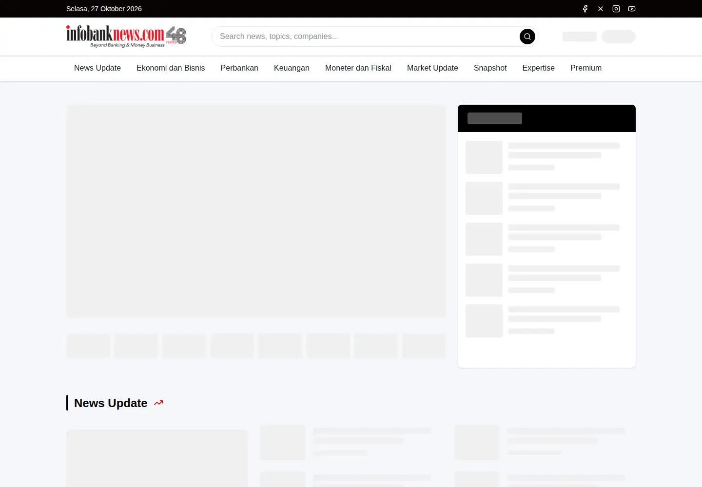 Screenshot of infobanknews.com