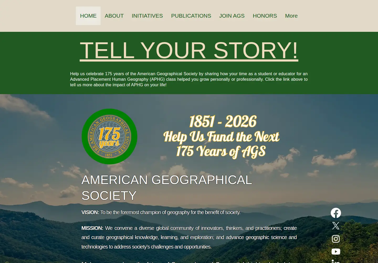 Screenshot of americangeo.org