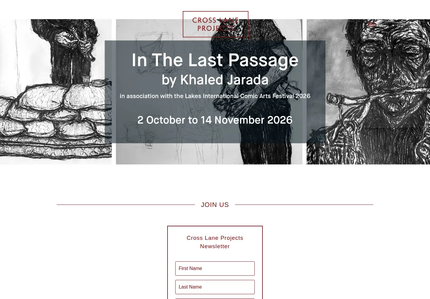 Captured homepage of crosslaneprojects.com in the current scan