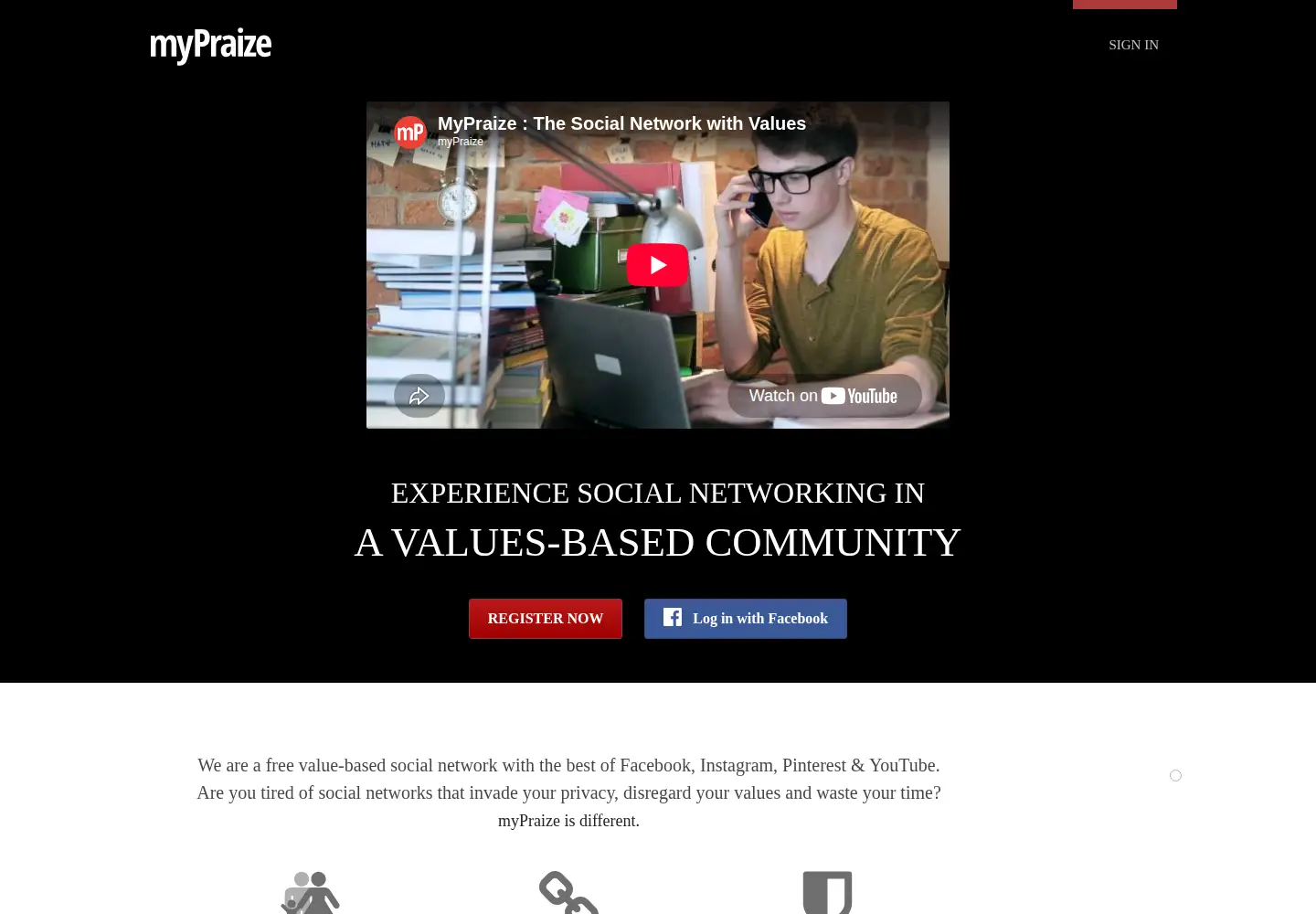 Screenshot of mypraize.com