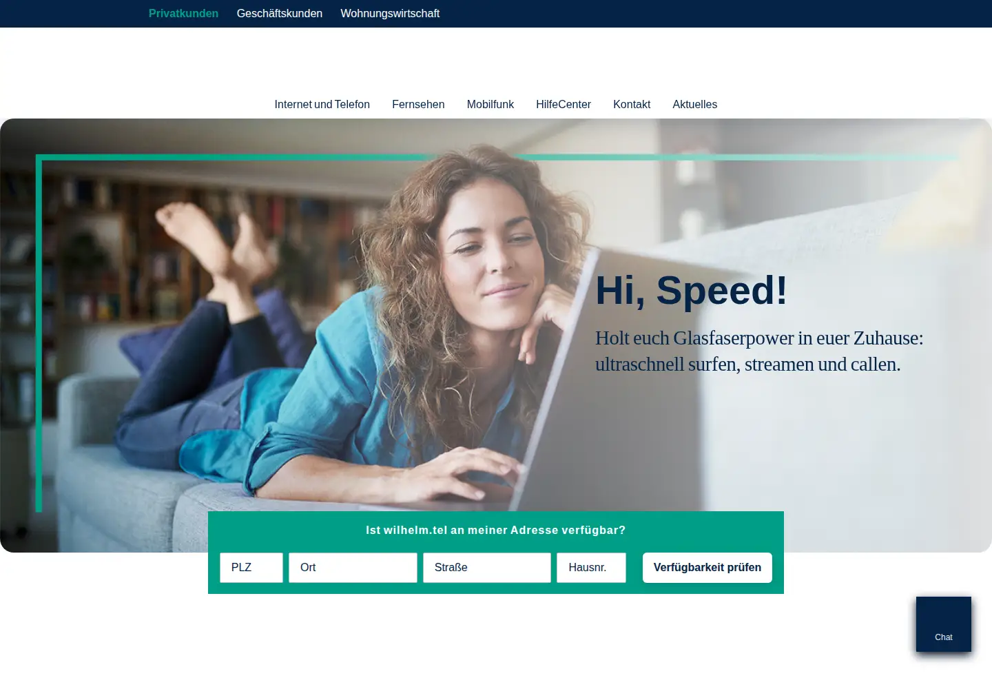 Captured homepage of wtnet.de in the current scan