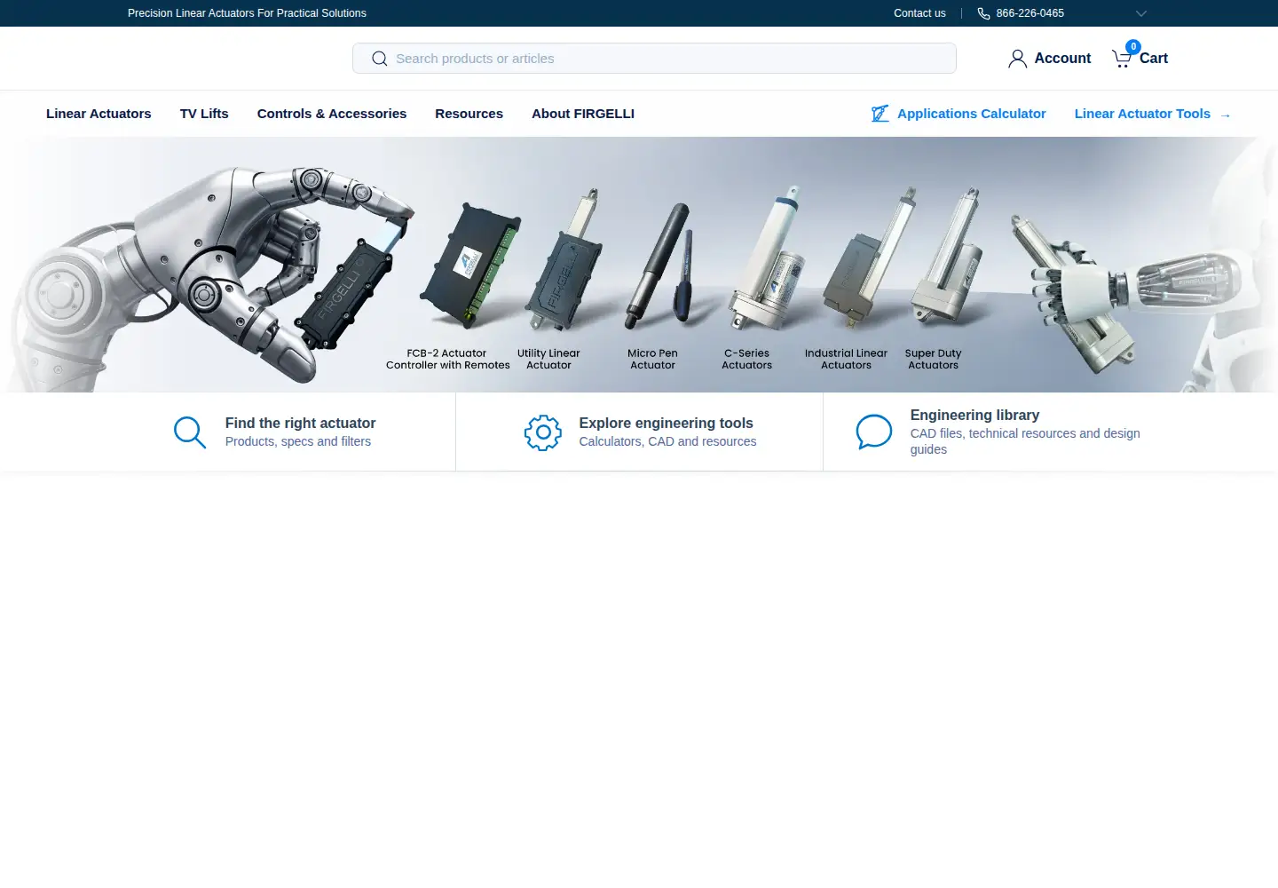 Screenshot of firgelliauto.com