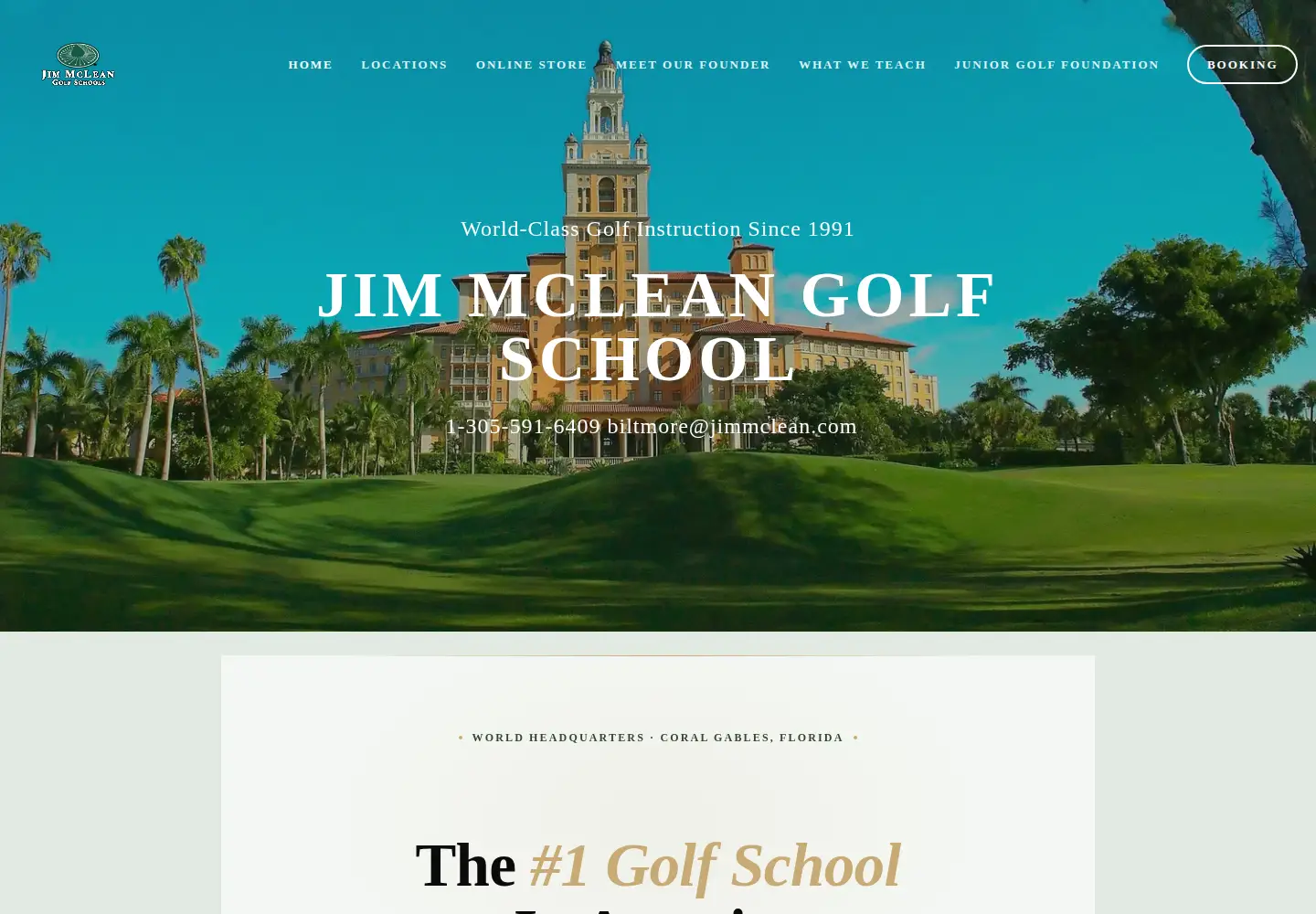 Captured homepage of jimmclean.com in the current scan