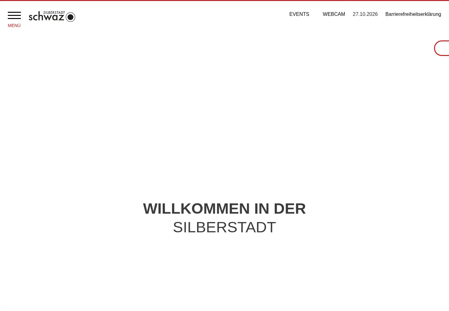 Captured homepage of schwaz.at in the current scan
