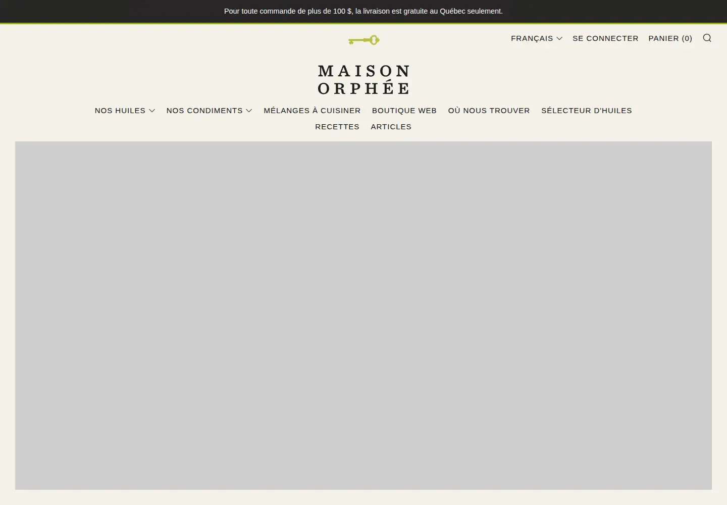 Screenshot of maisonorphee.com