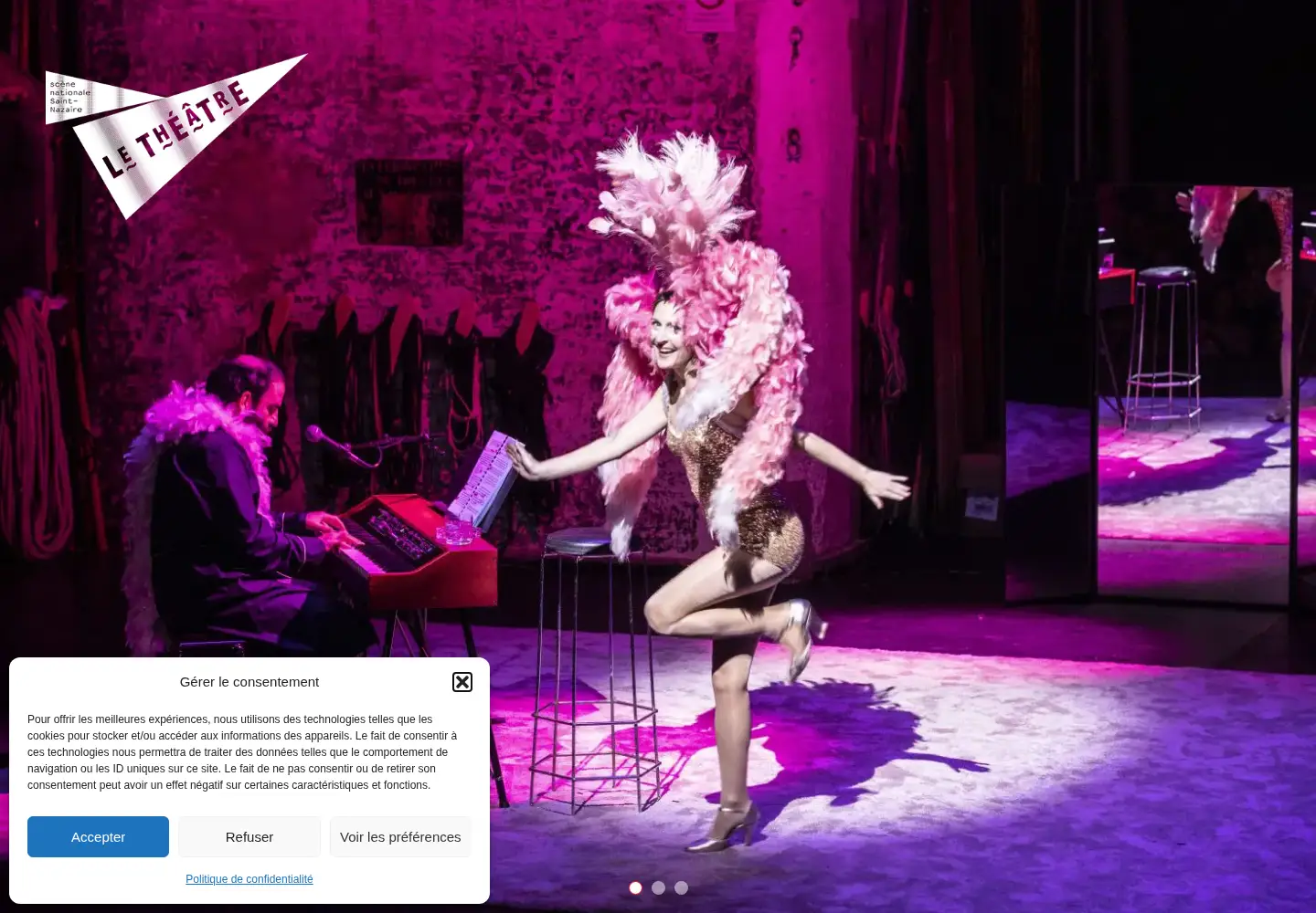 Screenshot of letheatre-saintnazaire.fr