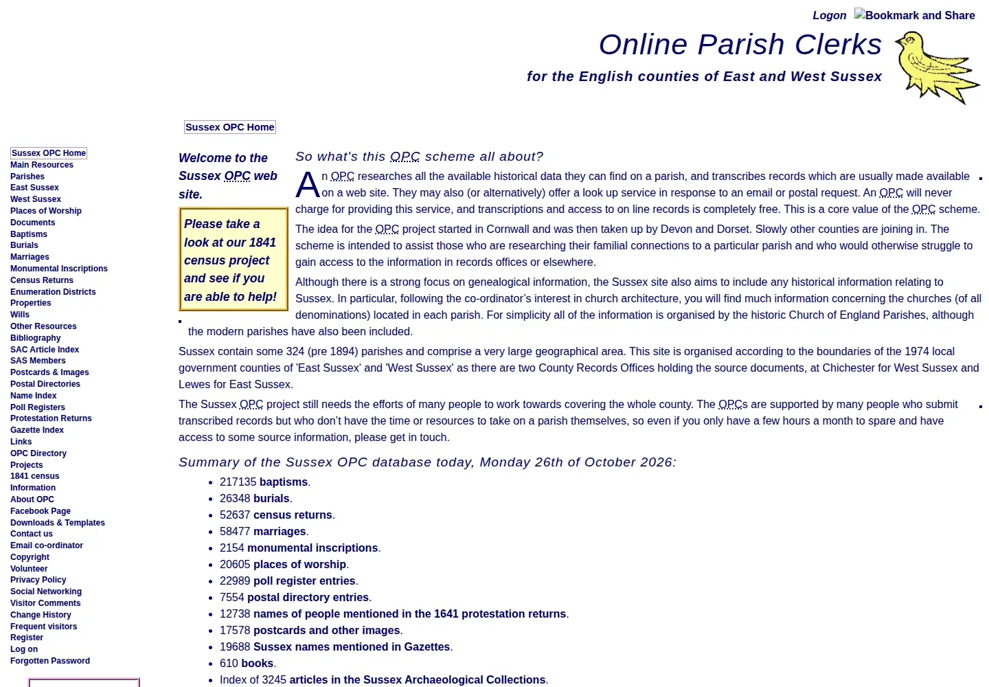 Screenshot of sussex-opc.org