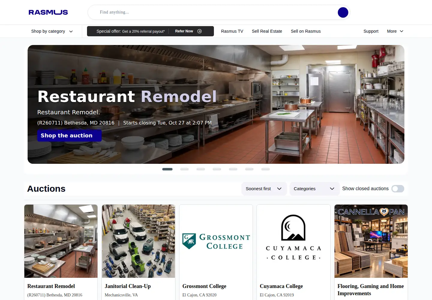 Screenshot of rasmus.com