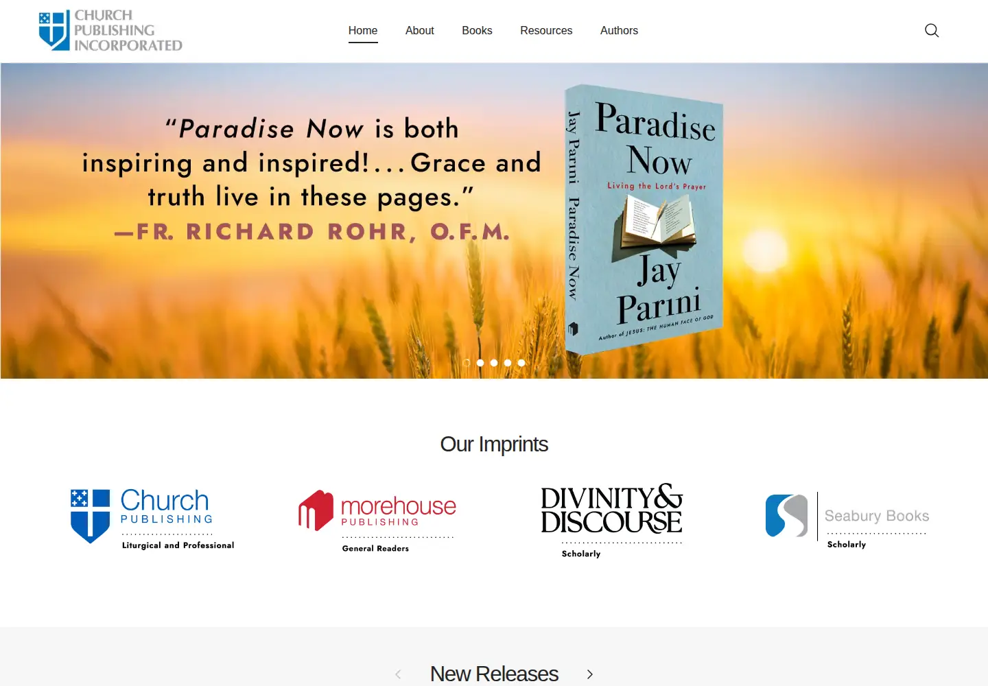 Screenshot of churchpublishing.org