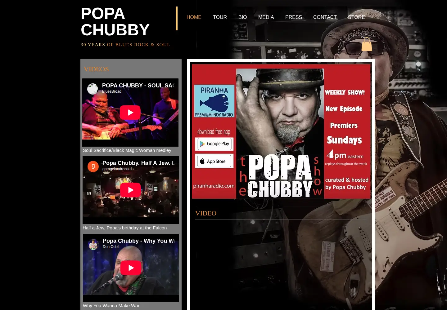 Screenshot of popachubby.com