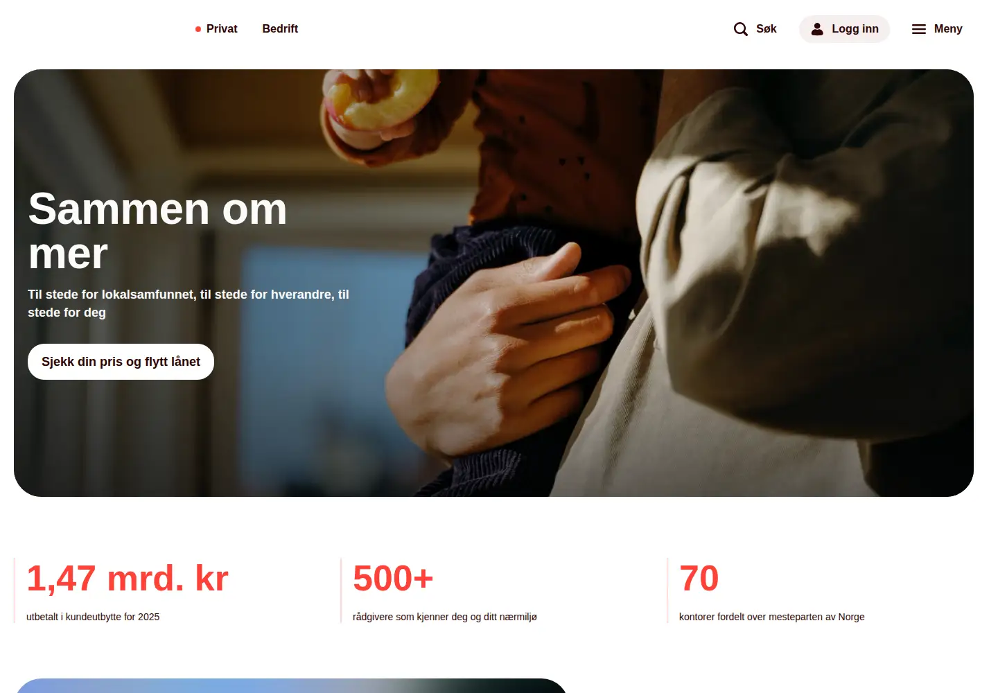 Screenshot of sor.no