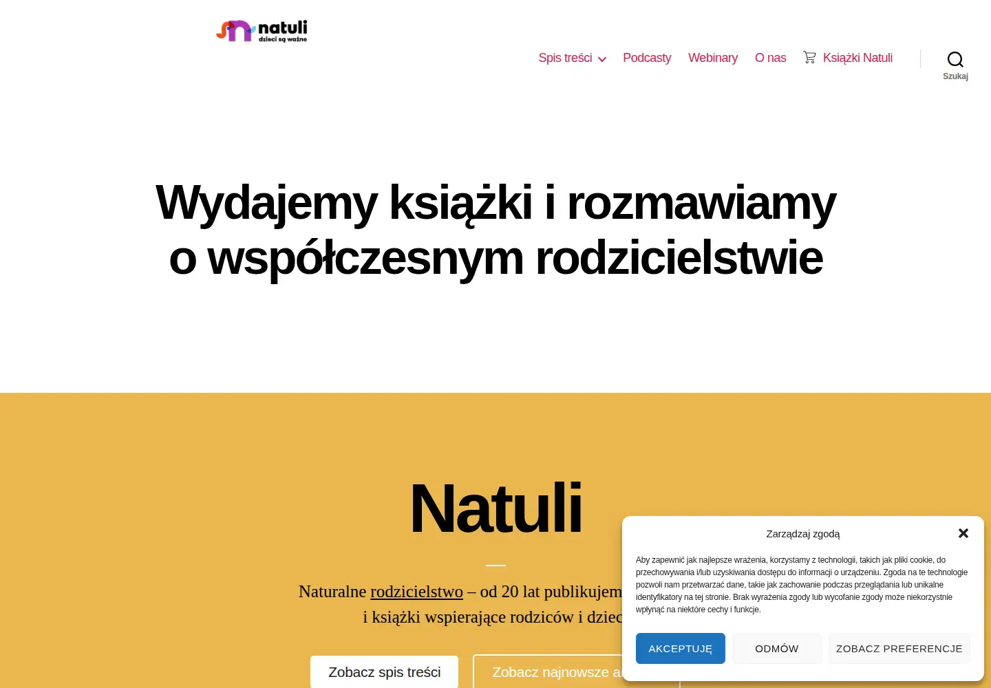 Screenshot of dziecisawazne.pl