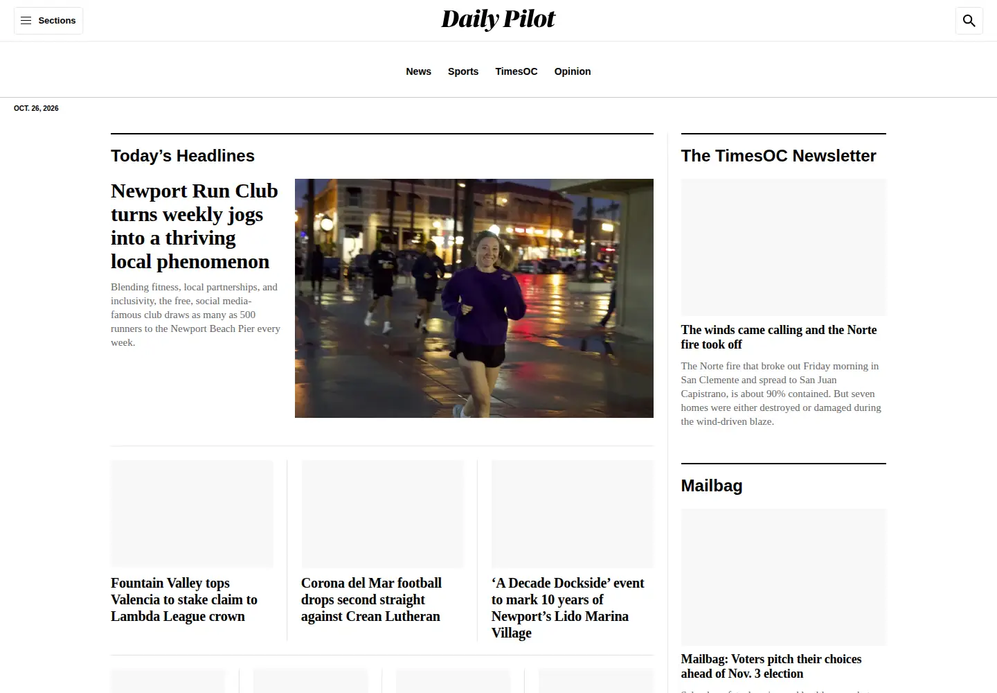 Screenshot of hbindependent.com
