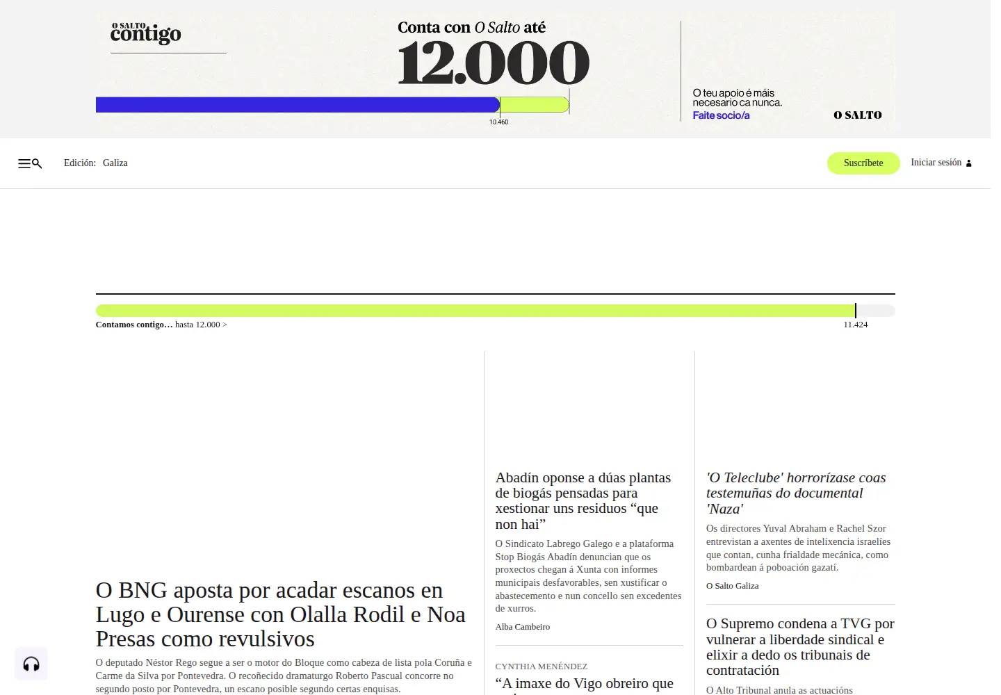Screenshot of osalto.gal