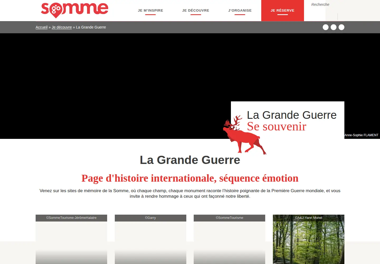 Screenshot of somme14-18.com