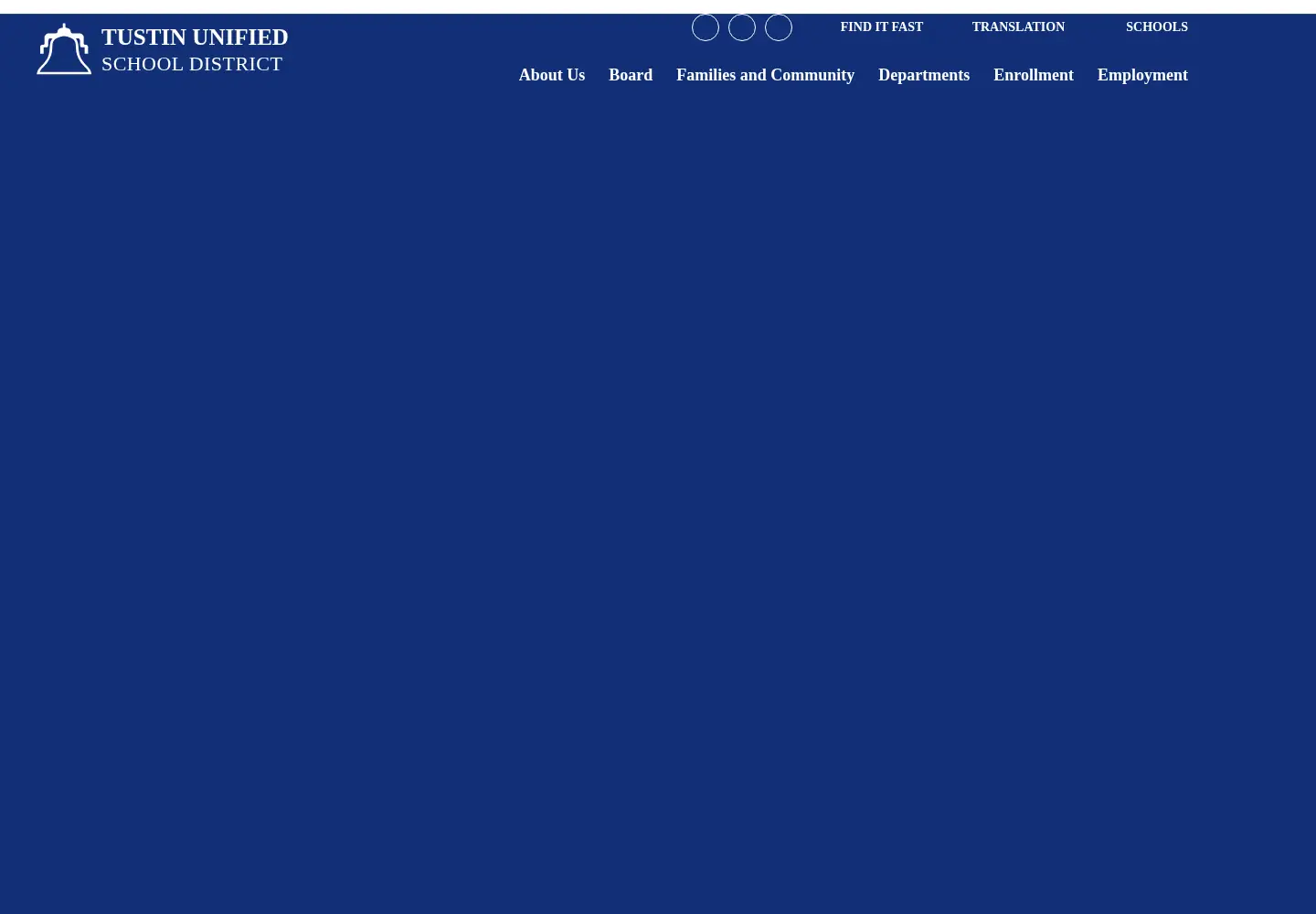 Screenshot of tustin.k12.ca.us