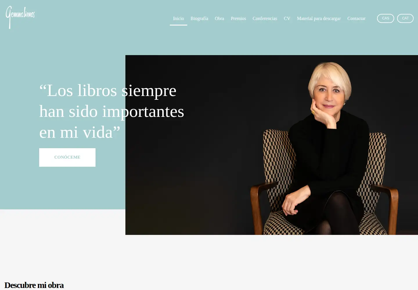 Screenshot of gemmalienas.com