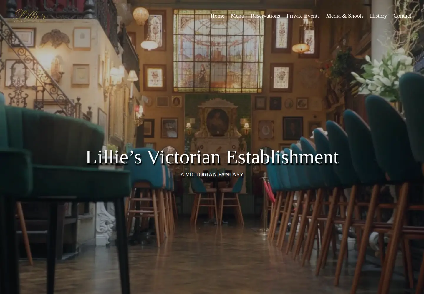 Captured homepage of lilliesnyc.com in the current scan