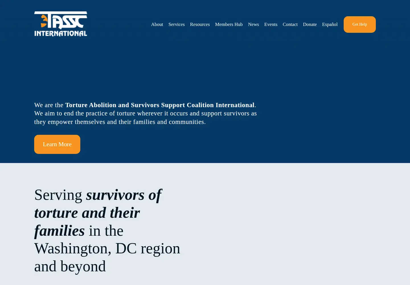 Screenshot of tassc.org