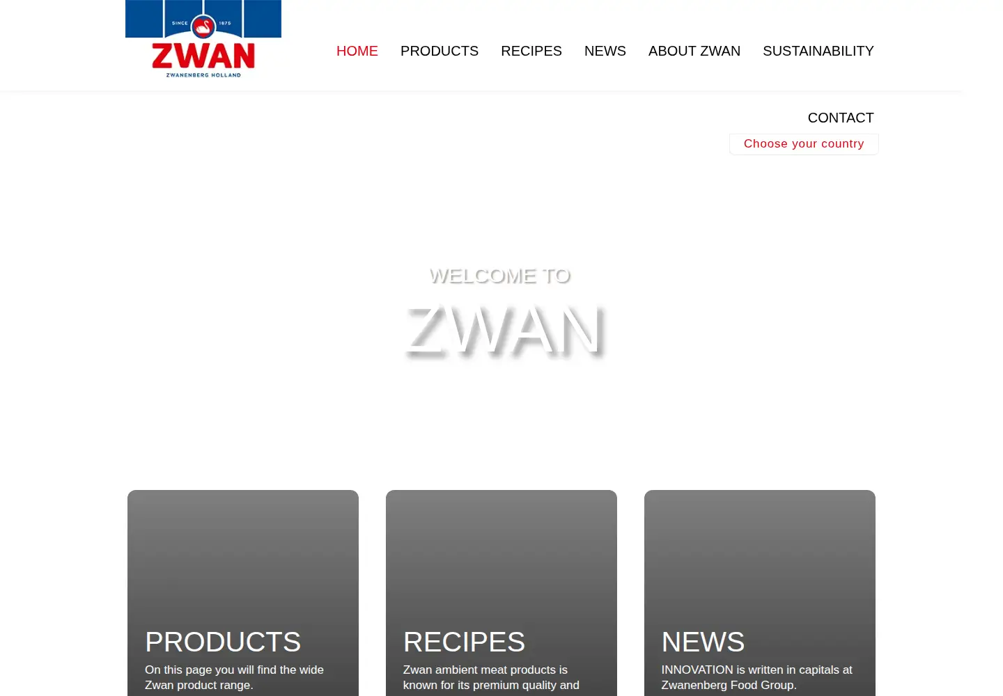 Screenshot of zwan.com