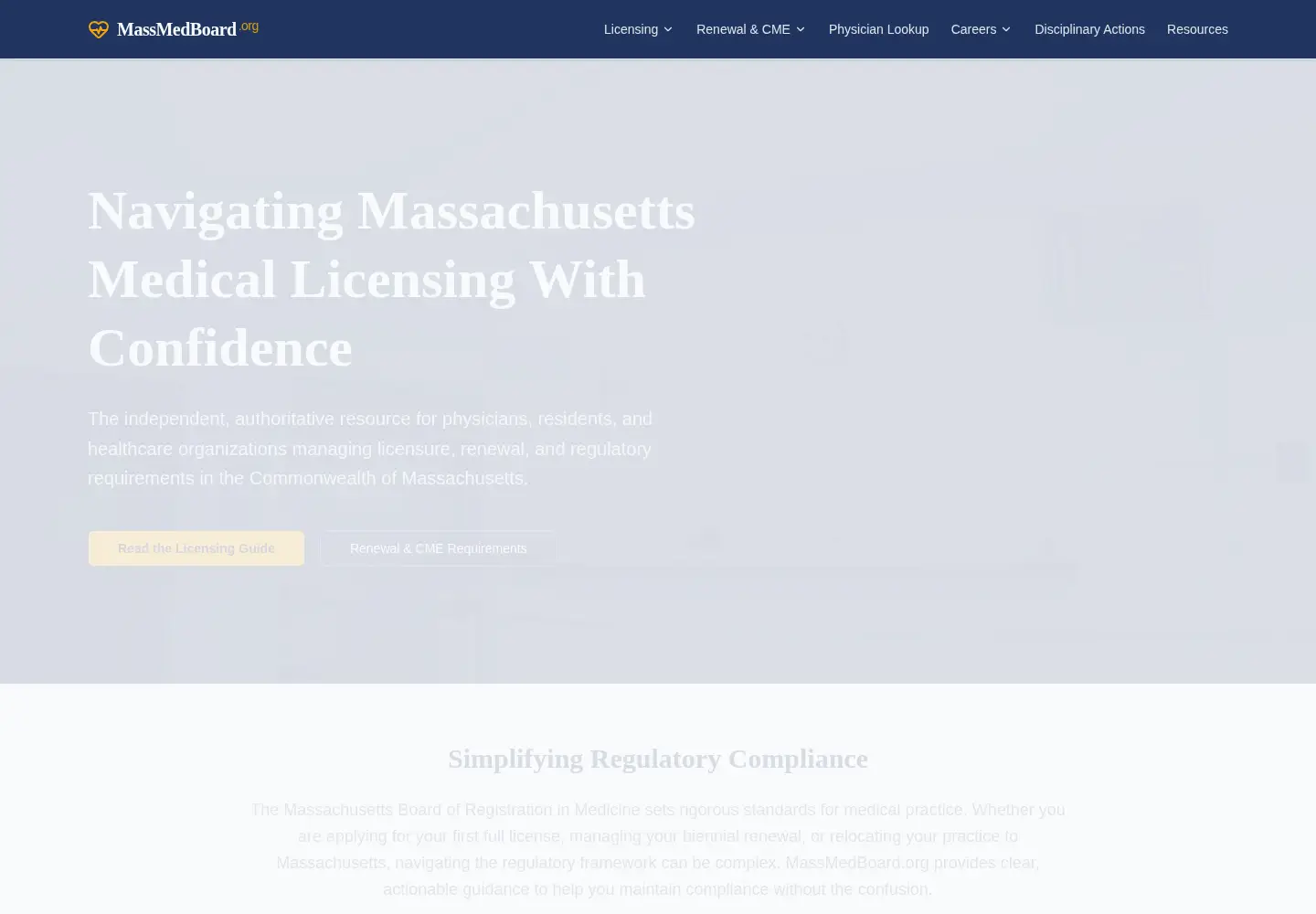 Screenshot of massmedboard.org
