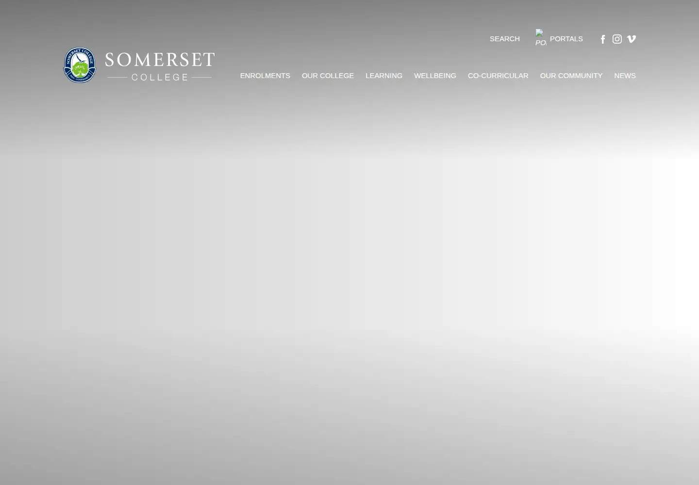 Captured homepage of somerset.qld.edu.au in the current scan