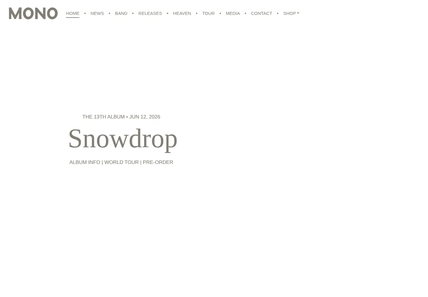 Captured homepage of monoofjapan.com in the current scan