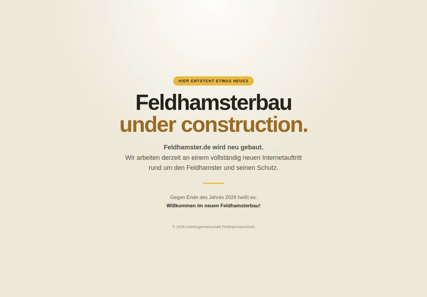 Screenshot of feldhamster.de