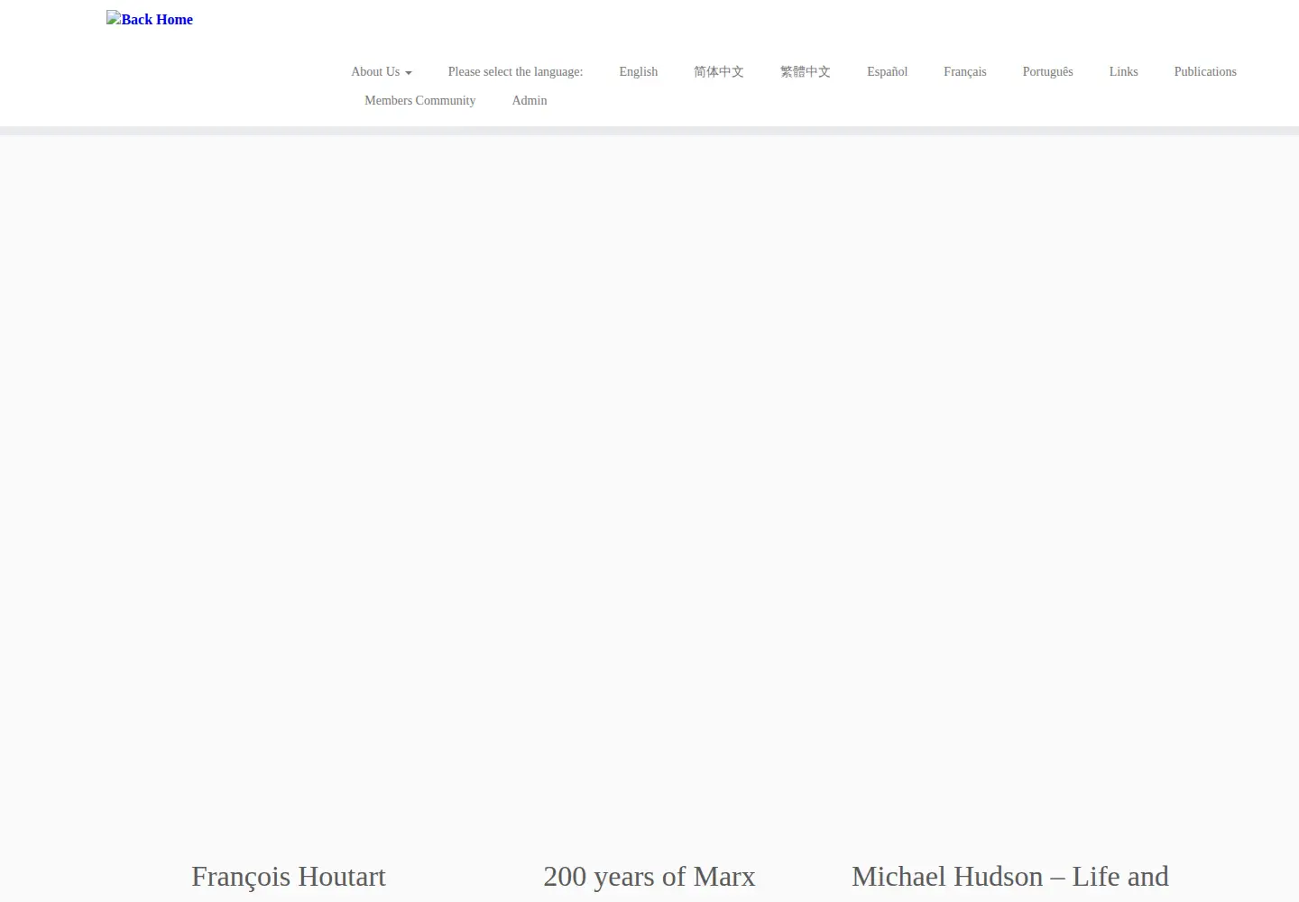 Captured homepage of our-global-u.org in the current scan