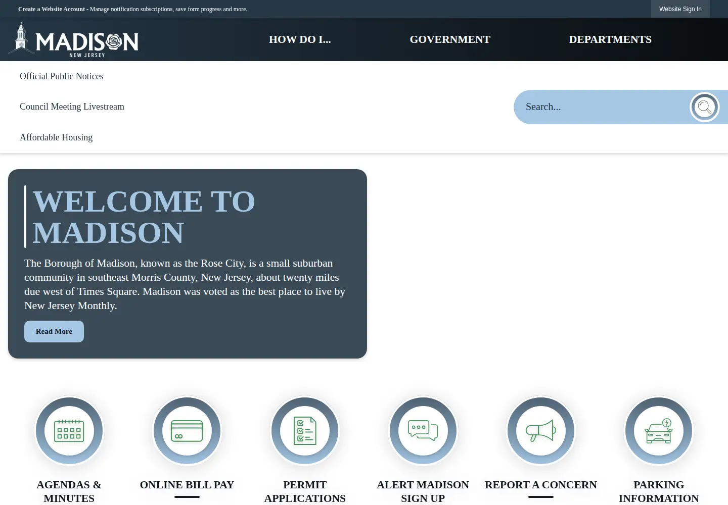 Screenshot of rosenet.org