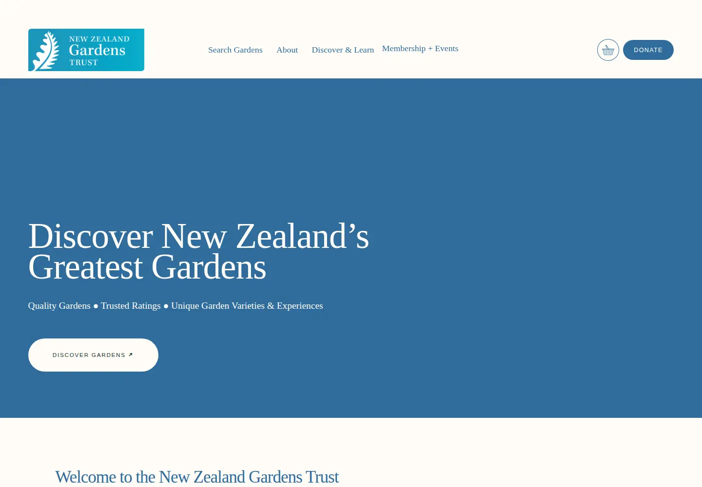 Screenshot of gardens.org.nz
