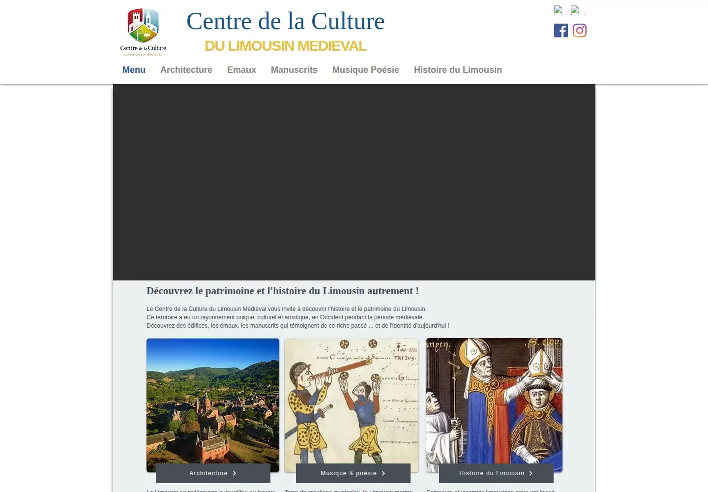 Screenshot of limousin-medieval.com