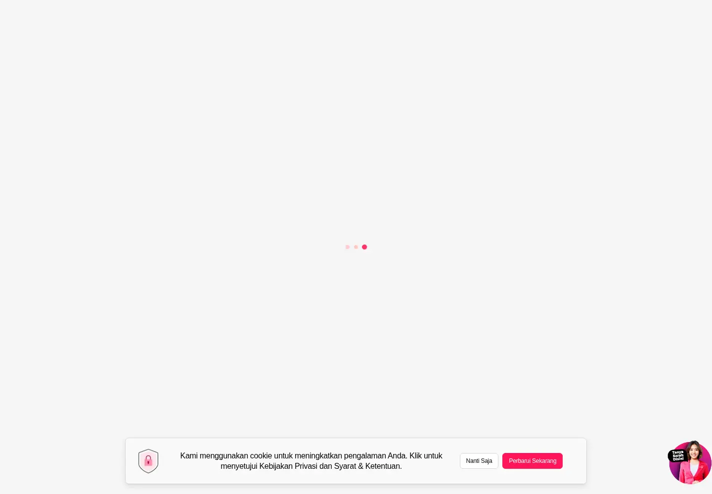 Captured homepage of smartfren.com in the current scan