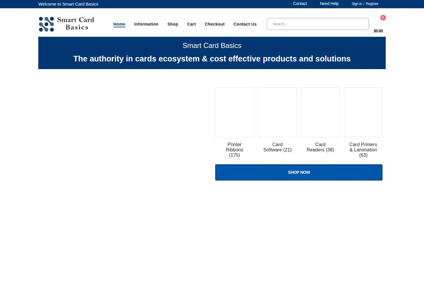 Screenshot of smartcardbasics.com