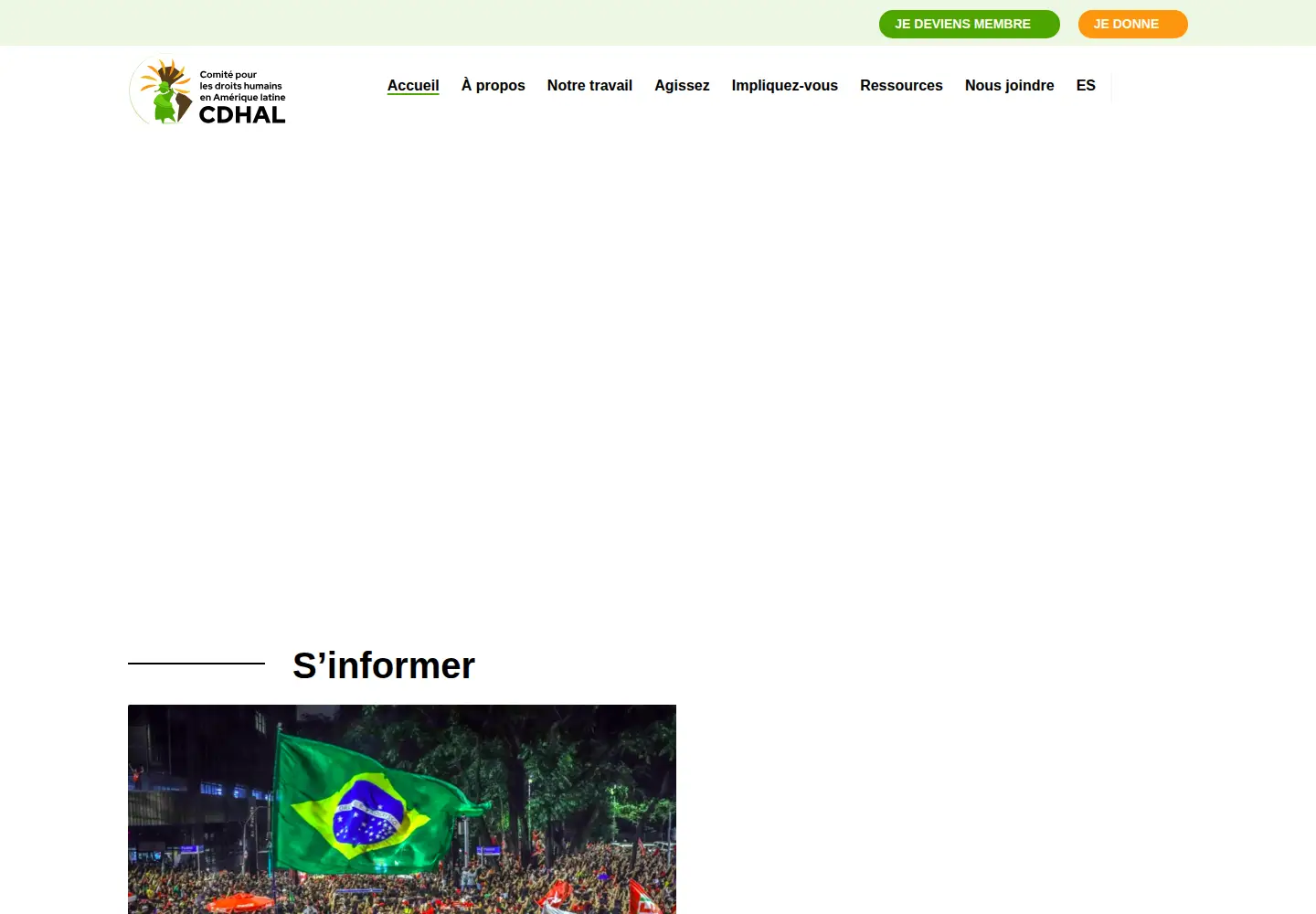 Screenshot of cdhal.org