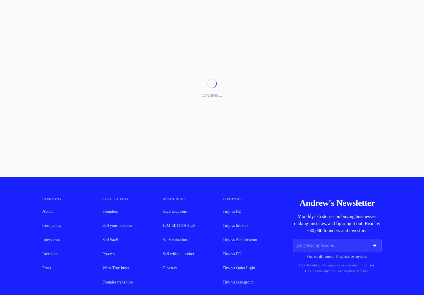 Screenshot of tiny.com