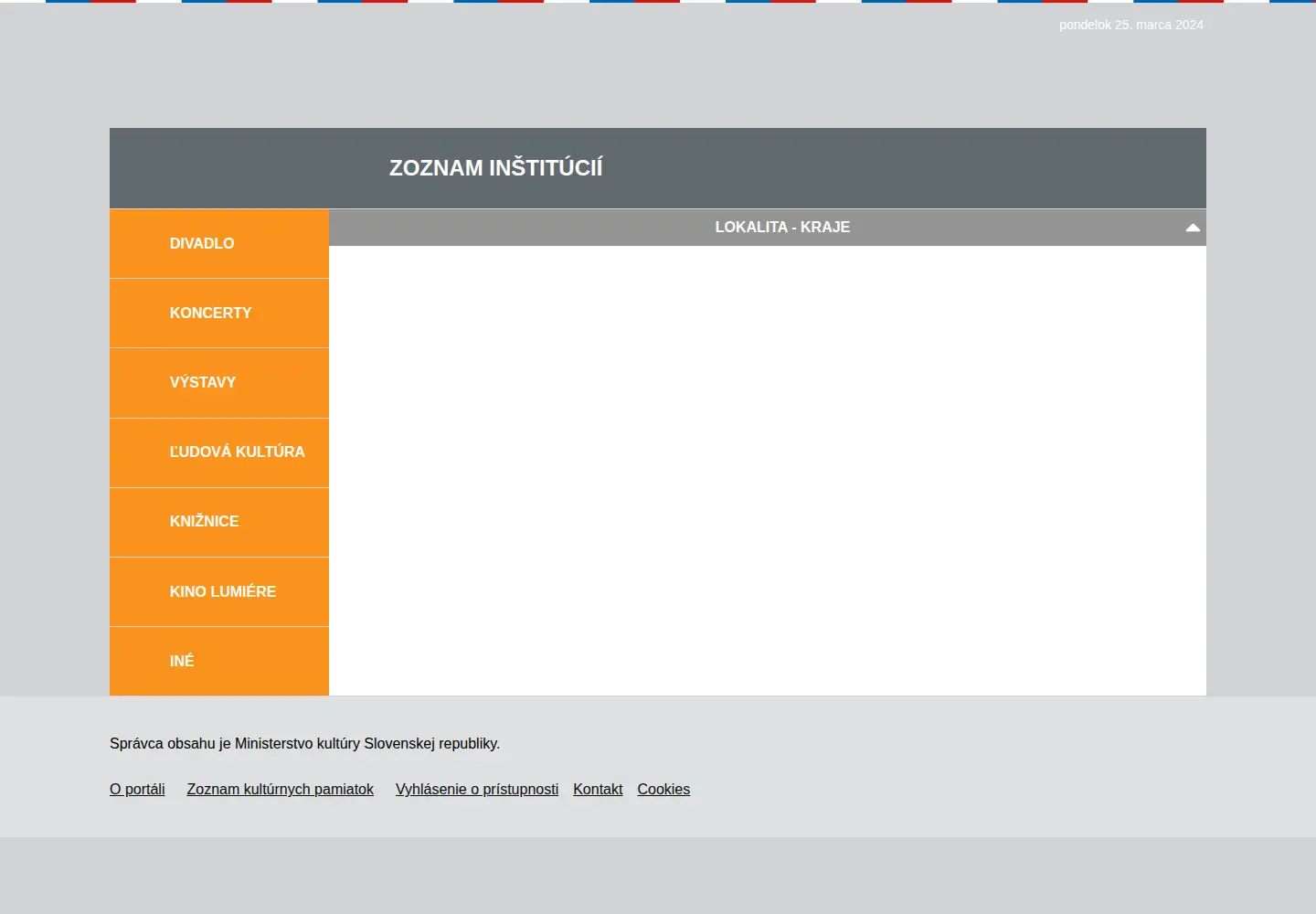 Captured homepage of navstevnik.sk in the current scan