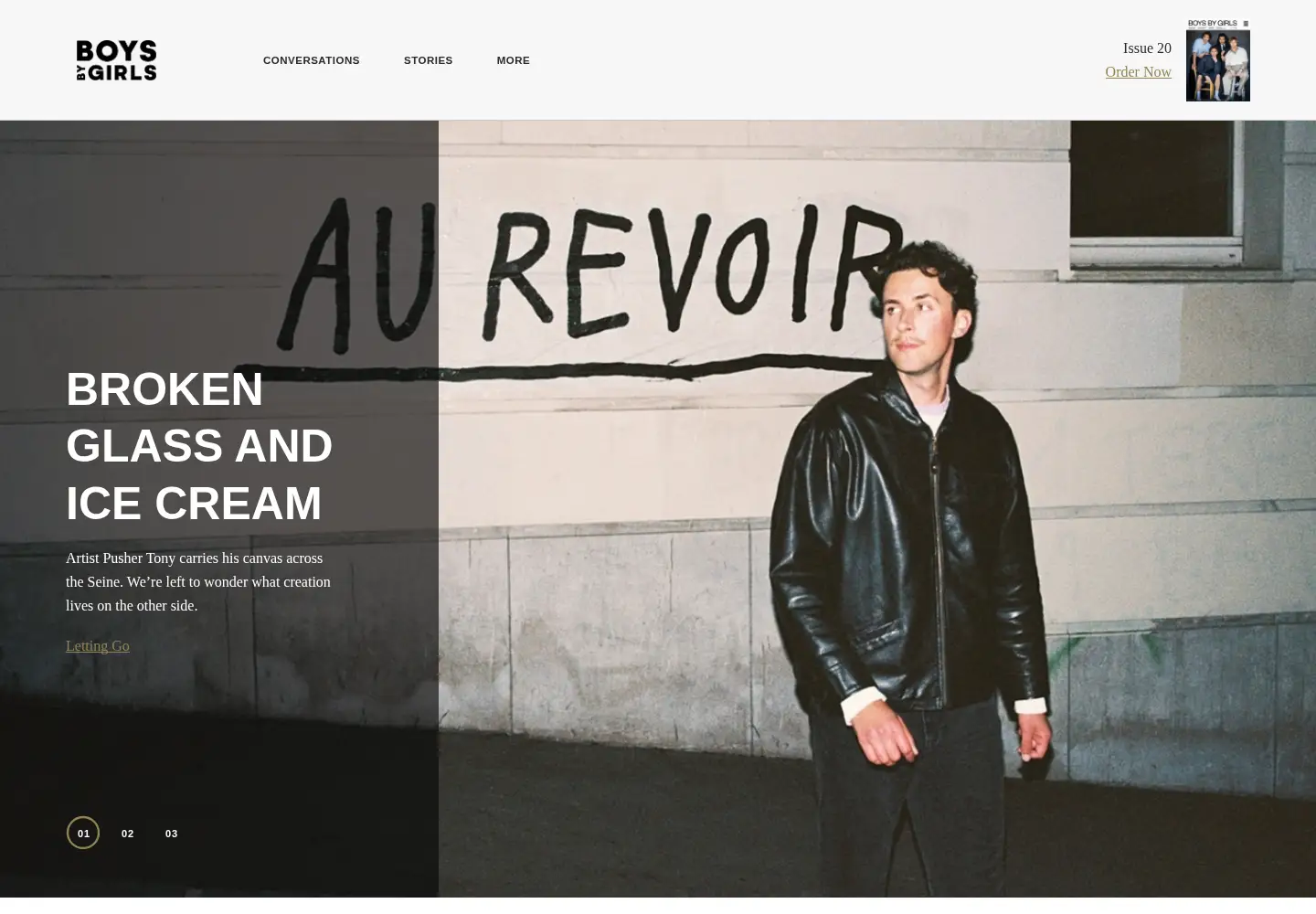 Captured homepage of boysbygirls.co.uk in the current scan