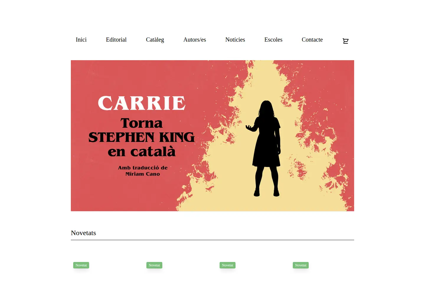 Captured homepage of editorialmalesherbes.com in the current scan