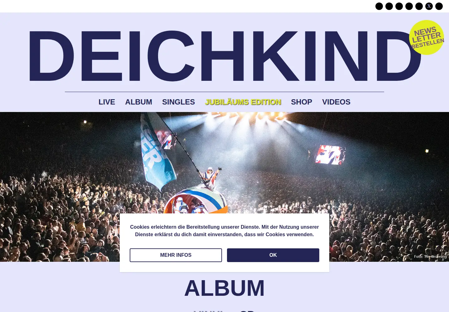 Screenshot of deichkind.de