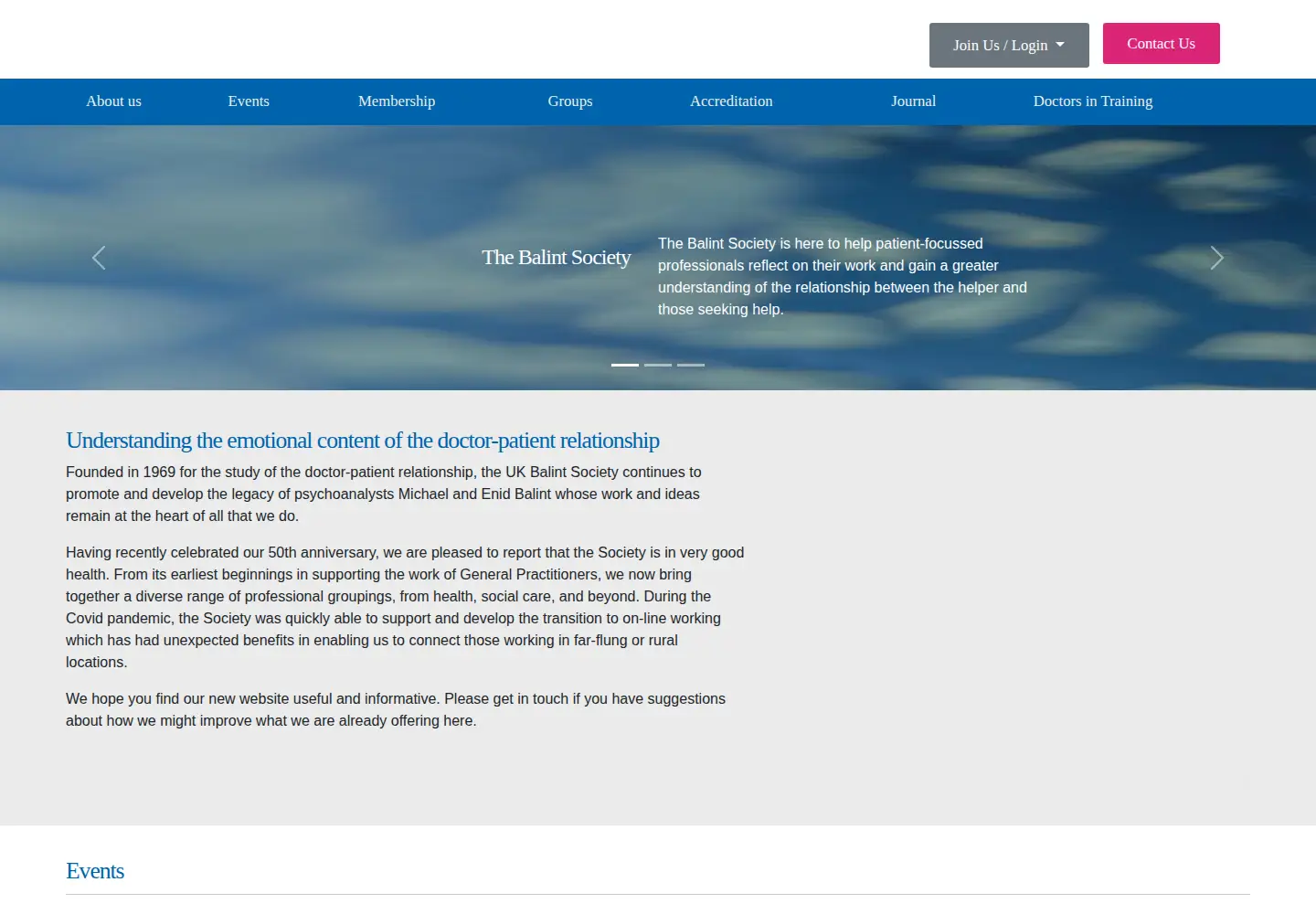 Captured homepage of balint.co.uk in the current scan