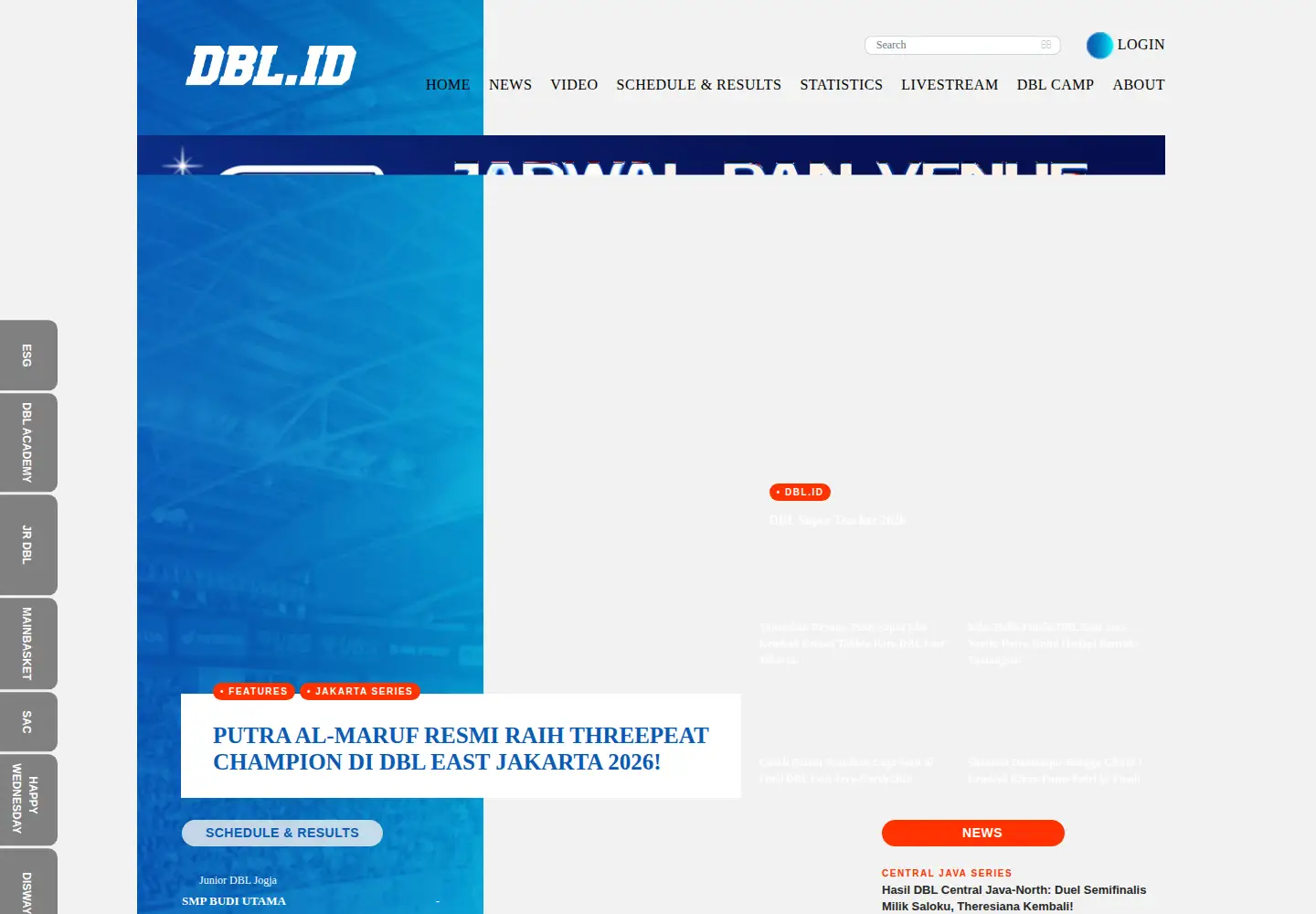 Screenshot of dbl.id