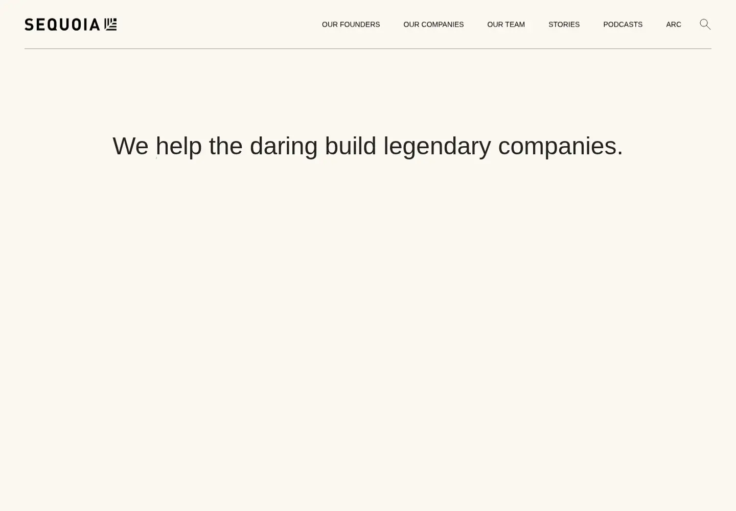 Screenshot of sequoiacap.com