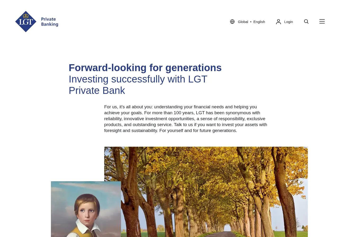Screenshot of lgt.com