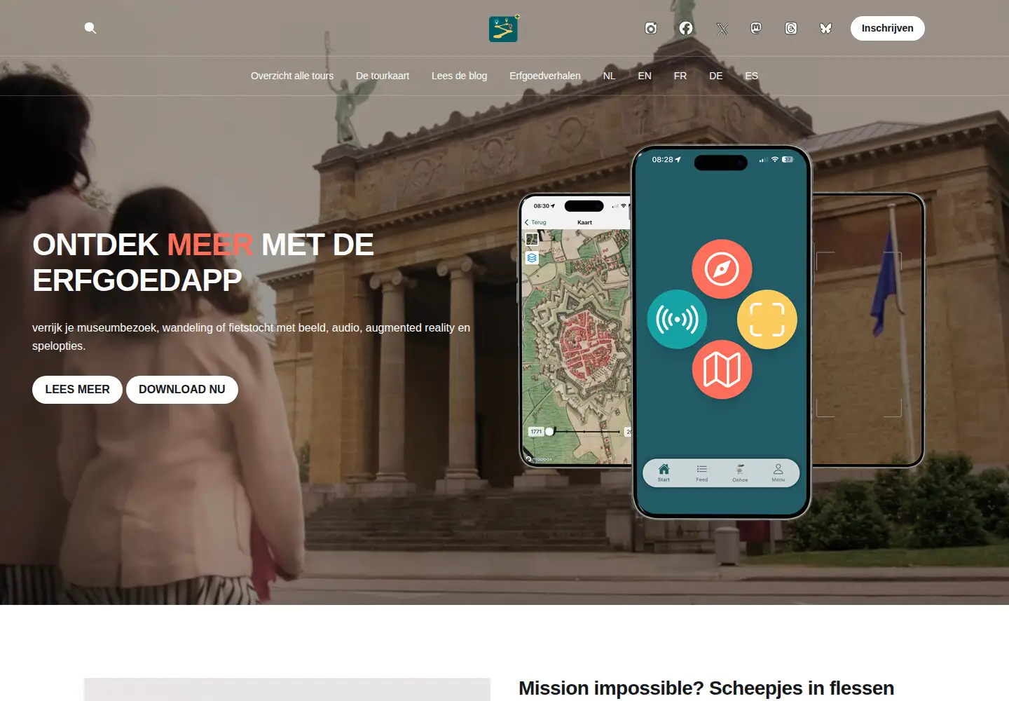 Screenshot of erfgoed.app