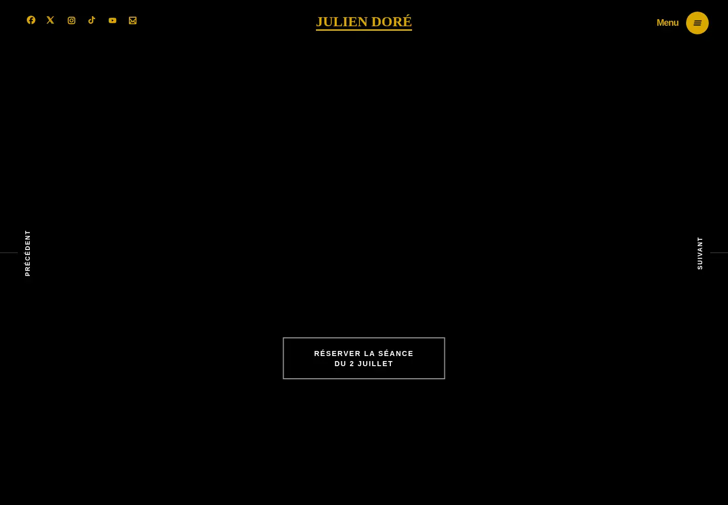 Screenshot of juliendoreofficiel.com