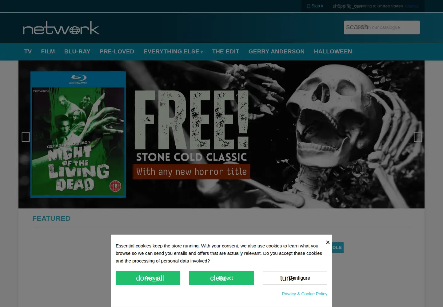 Screenshot of networkonair.com