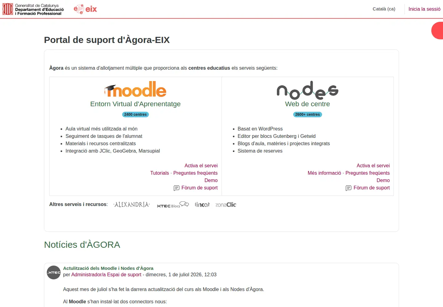 Screenshot of educaciodigital.cat